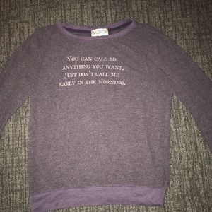 Wildfox size small plush sweater